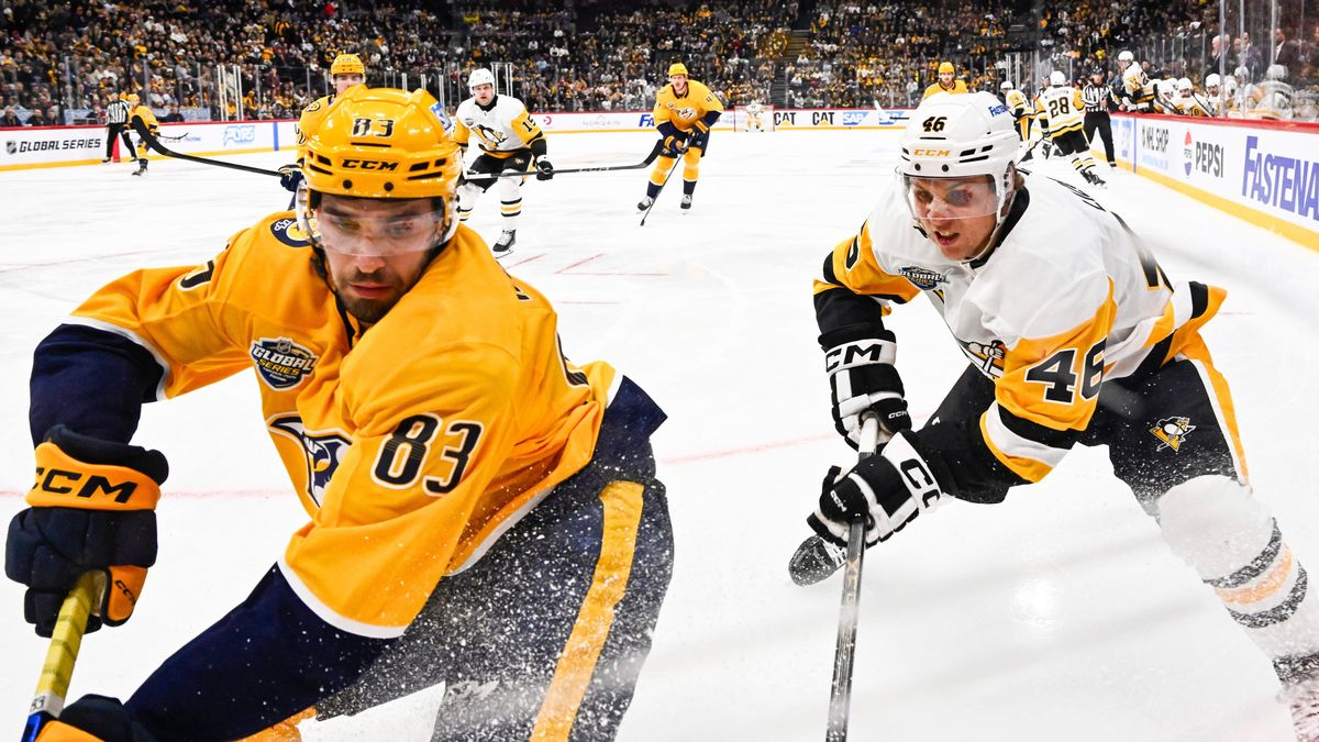Nashville otočil duel s Pittsburghem ve Stockholmu a ukončil sérii porážek v NHL